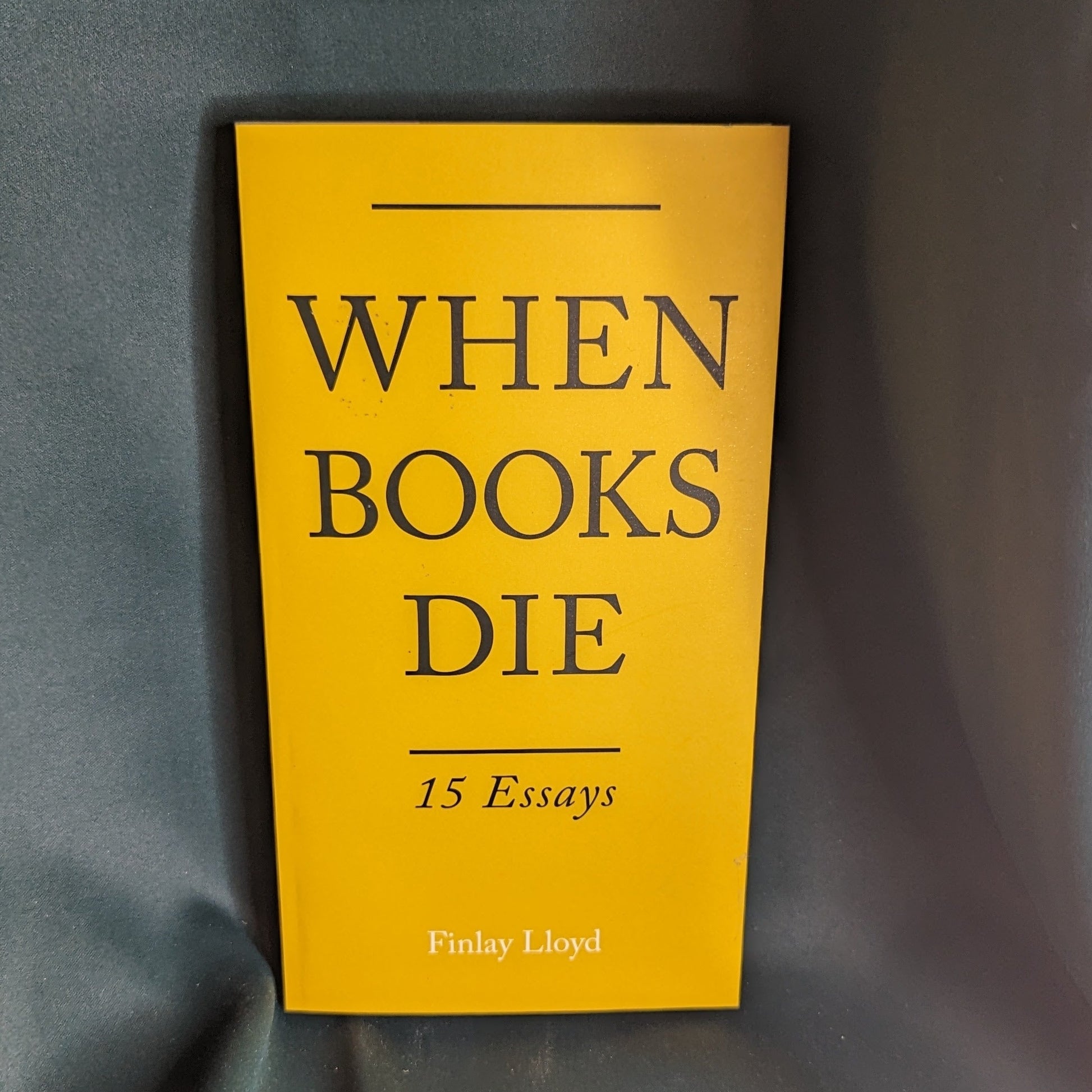 When Books Die